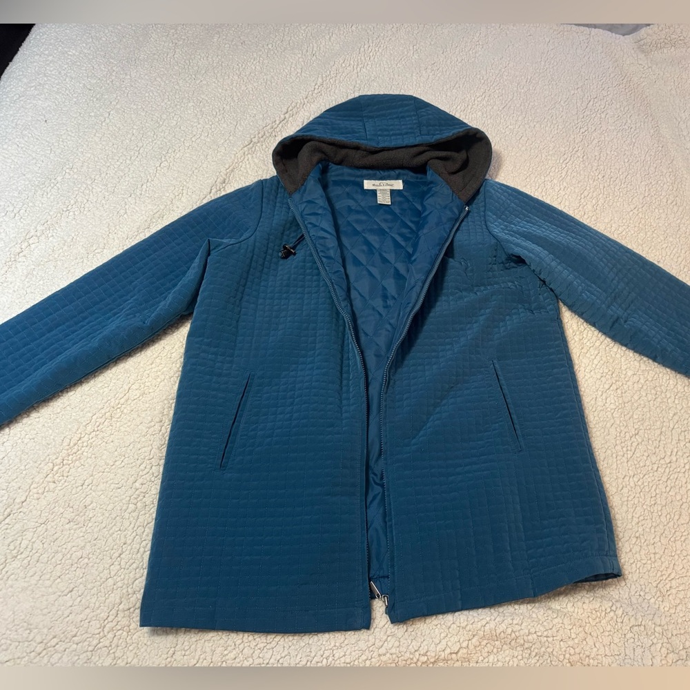 Willow Lane Women's Blue Quilted Jacket